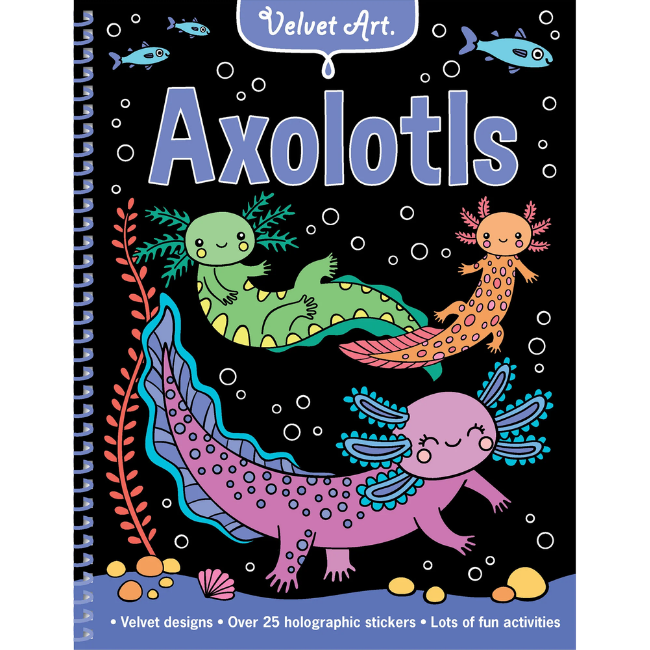 Colouring Book - Velvet Art Axolotls Colouring Book - Velvet Art Axolotls