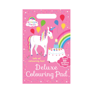 Deluxe Colouring Pad - Unicorn Magic + Friends