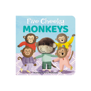 Finger Puppet Book - Five Cheeky Monkeys