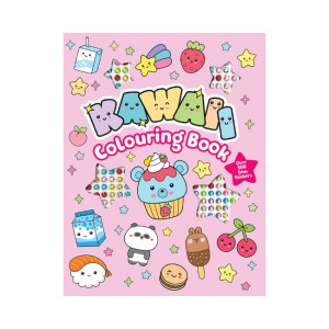 Colouring Book with Gems - Kawaii