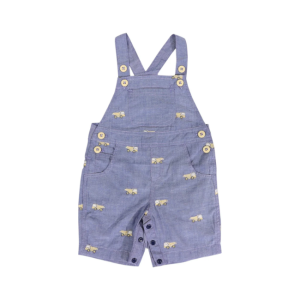 Korango - Embroidered Truck Chambray Overall: Dark