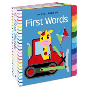 Lake Press - Chunky Felt Tabbed Book: First Words