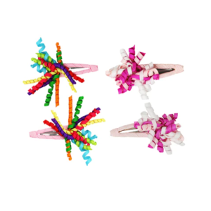 Pink Poppy - Hair Clip: Curly Ribbon