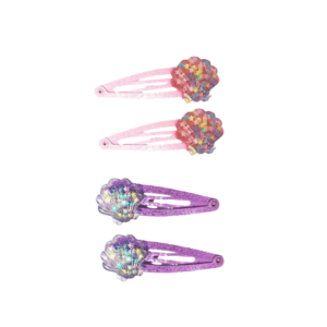 Pink Poppy - Hair Clip: Mermaid Glitter Shell