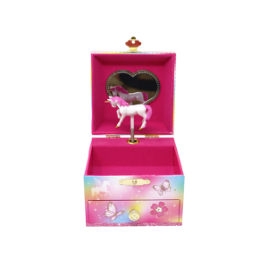 Pink Poppy - Small Musical Jewellery Box: Dreamland Unicorn