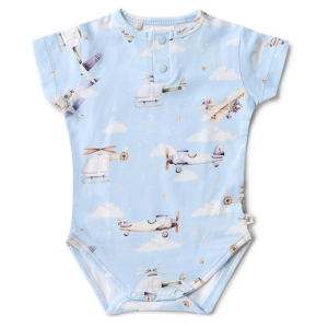 Snuggle Hunny - Organic Bodysuit: Taking Flight