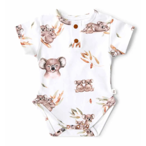 Snuggle Hunny - Organic Bodysuit: Koala
