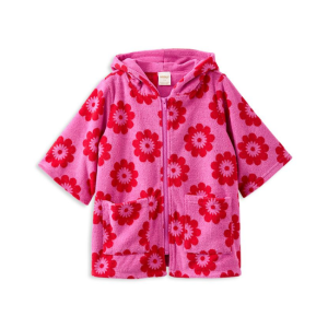Milky - Terry Towelling Cover Up: Floral