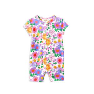 Milky - Zip Romper: Sunshine Floral