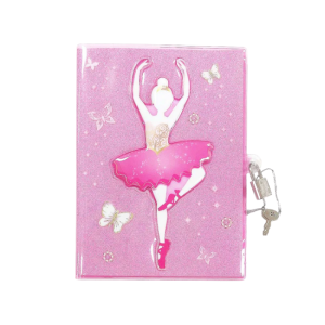 Pink Poppy - 3D Lockable Diary: Butterfly Ballet
