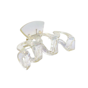 Pink Poppy - Claw Clip: Clear