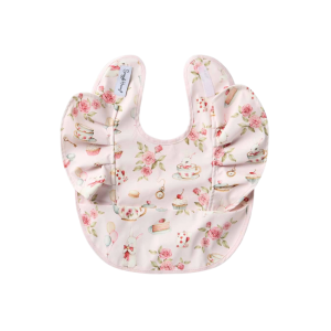 Snuggle Hunny - Frill Snuggle Bib: Alice's Tea Party