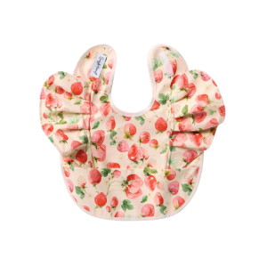 Snuggle Hunny - Frill Snuggle Bib: Strawberry