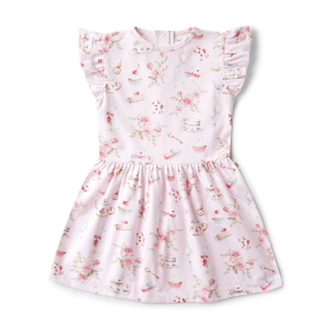 Snuggle Hunny - Organic Dress: Alice's Tea Party