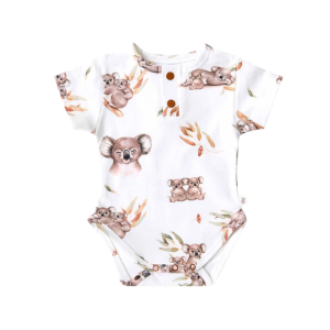 Snuggle Hunny - Organic Bodysuit: Koala