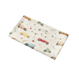 Snuggle Hunny - Organic Muslin Wrap: Vintage Cars