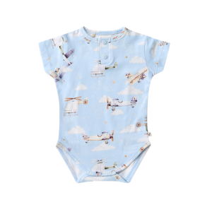 Snuggle Hunny - Organic Bodysuit: Taking Flight