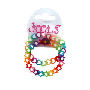 Jools - Beaded Bracelet 2 Pack: Rainbow Hearts + Stars
