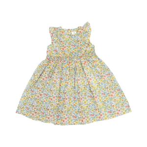 Korango - Bold Floral Dress: Yellow