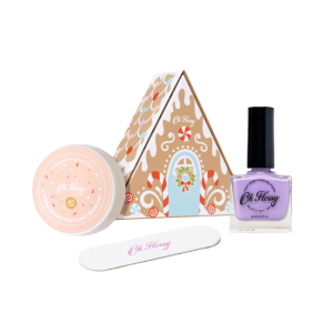 Oh Flossy - Mini Mani Set: Gingerbread House