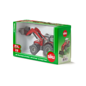 Siku - 1:50 Scale: Massey Ferguson with Front Loader