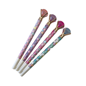 Stationery - Pen: Mermaid Scales with Diamond Topper