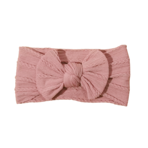 Twinkle + Bloom by Sophie - Knotted Bow Headband: Peony