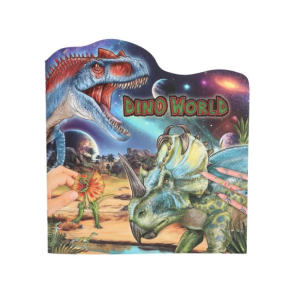 Dino World - Colouring + Stickerbook: Galaxy Figurative