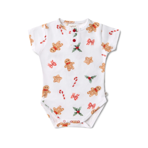 Snuggle Hunny - Organic Bodysuit: Gingerbread