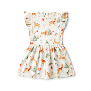 Snuggle Hunny - Organic Dress: Prancer + Friends