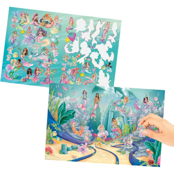 Model Sticker Book TOPModel – Stickerbook: Stickerworld Mermaid | Little Knick Knacks
