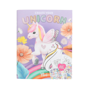 Ylvi - Colouring + Stickerbook: Create Your Unicorn