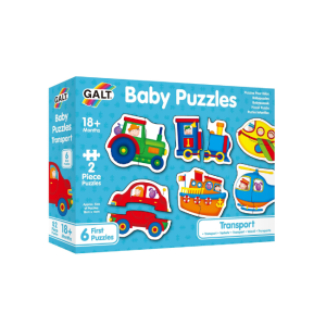 Galt - 2 Piece Baby Puzzles: Transport