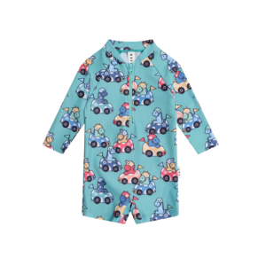 Huxbaby - Swimsuit Shortie: Racer Dino