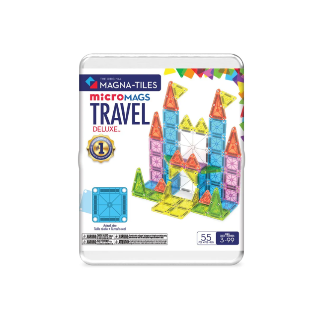 MAGNA-TILES - microMAGS Travel Set Deluxe - 55 Piece MAGNA-TILES - microMAGS Travel Set Deluxe - 55 Piece