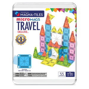 MAGNA-TILES® - microMAGS Deluxe Travel Set: 55 Piece Set