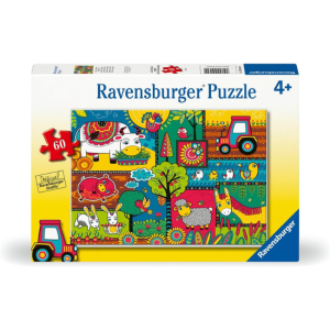 Ravensburger - 60 Piece Puzzle: A Day at the Farm