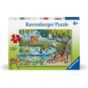 Ravensburger - 60 Piece Puzzle: Animals Above and Below Land