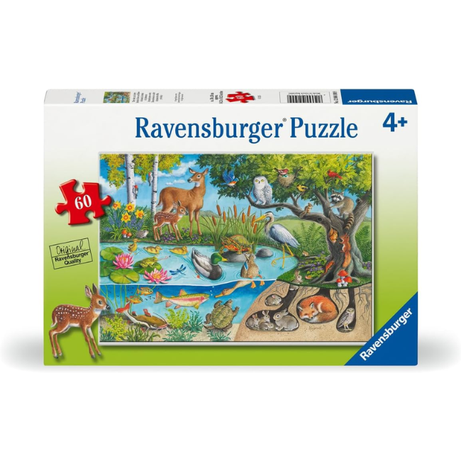Ravensburger Animals Above and Below Puzzle 60 Pieces Ravensburger Animals Above and Below Puzzle 60 Pieces