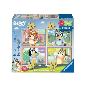 Ravensburger - My First 2, 3, 4, 5 Piece Puzzles: Bluey