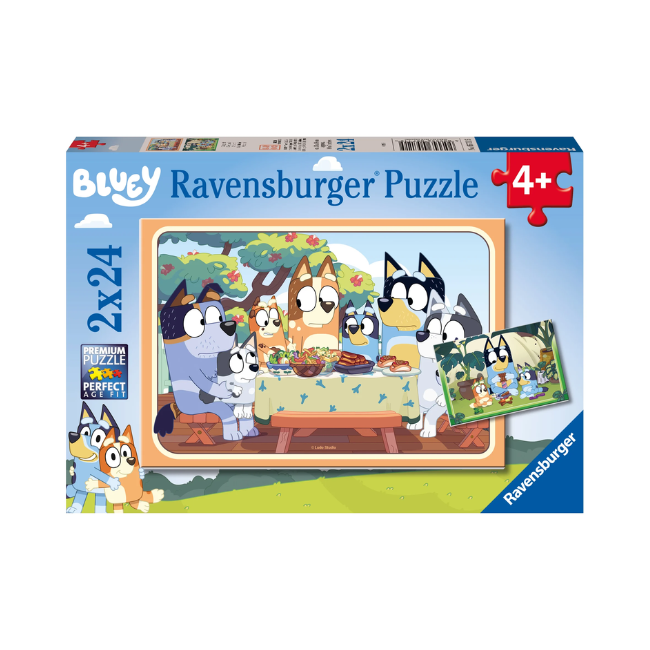 Ravensburger Bluey Puzzle 2x24 Pieces Ravensburger Bluey Puzzle 2x24 Pieces