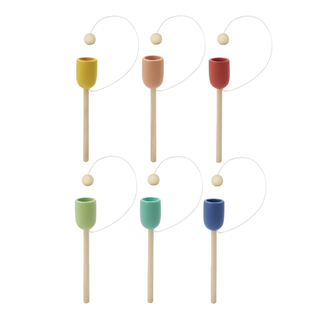 WOODEN CUP AND BALL CATCHING GAME WOODEN CUP AND BALL CATCHING GAME