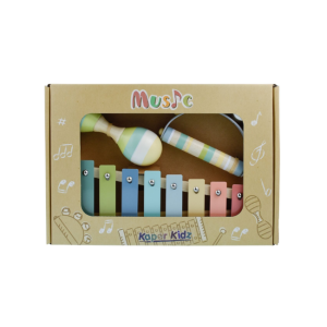 Kaper Kidz - Wooden Percussion 3 Piece Music Set: Cool