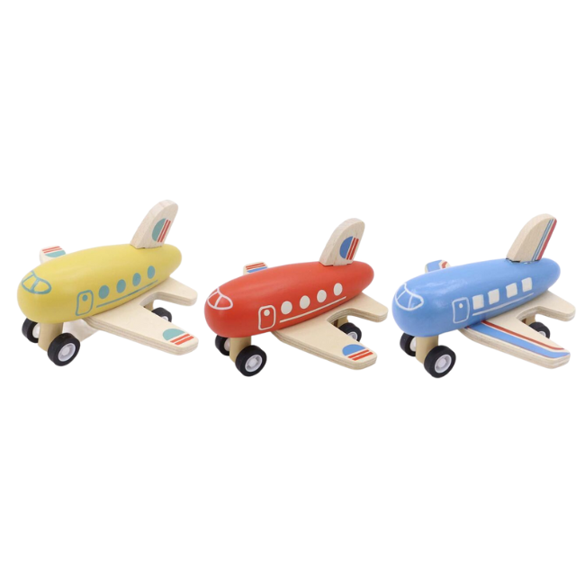 WOODEN PULL BACK AIRLINER WOODEN PULL BACK AIRLINER