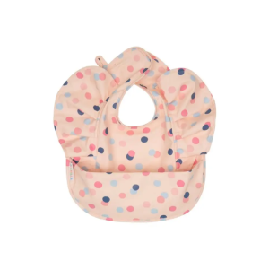 All4Ella - Recycled Frills Bib: Confetti