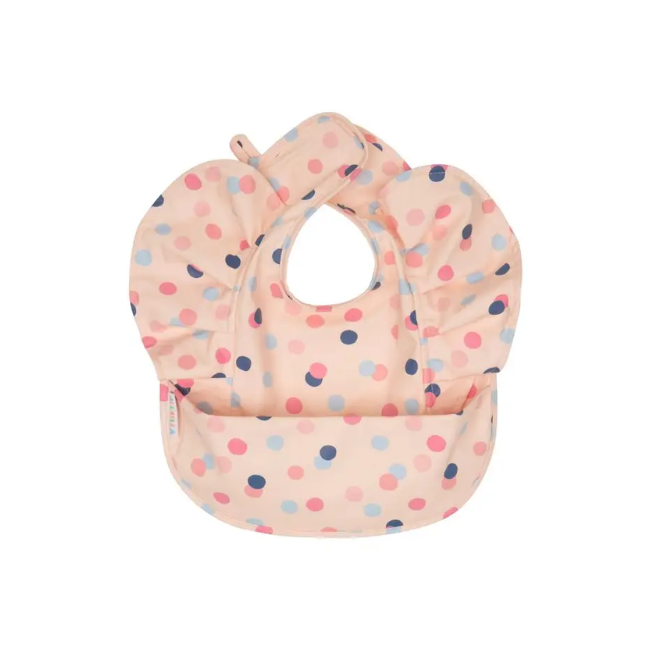 all4ella Recycled Frills Bib - Confetti all4ella Recycled Frills Bib - Confetti
