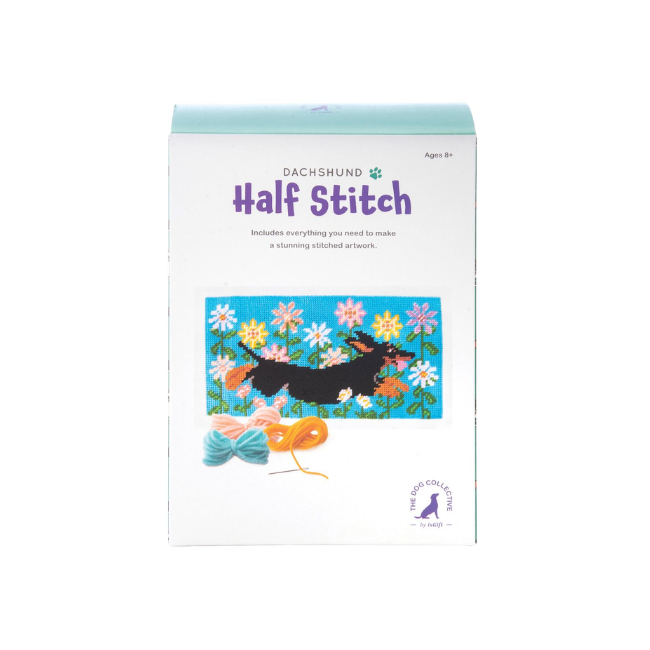 isgift The Dog Collective Half Stitch Kit Multi-Coloured isgift The Dog Collective Half Stitch Kit Multi-Coloured