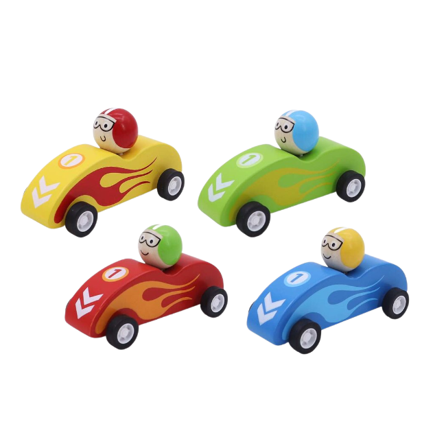 kaper kidz WOODEN PULL BACK RACING CAR kaper kidz WOODEN PULL BACK RACING CAR