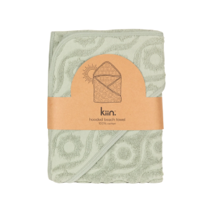 KIIN - Hooded Beach Towel: Sage