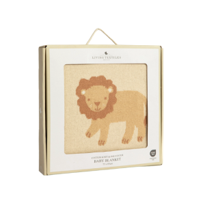 Living Textiles - Knitted Baby Blanket: Wild Safari